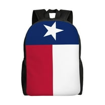 Texas Flag Backpack Travel Bag For Men Women Lightweight Back Pack With Laptop Compartmen