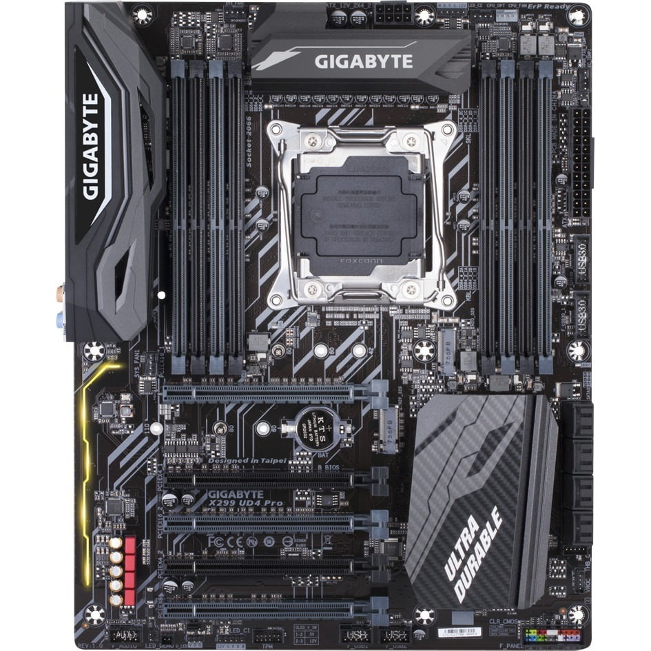 Gigabyte Ultra Durable X299 UD4 Pro Desktop Motherboard, Intel Chipset