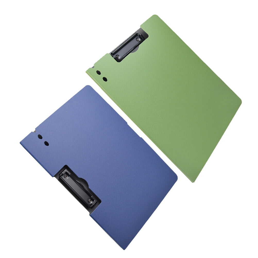 Toyandona File Folder Board Clip File Clip Boards Blue Foamed PP 2Pcs