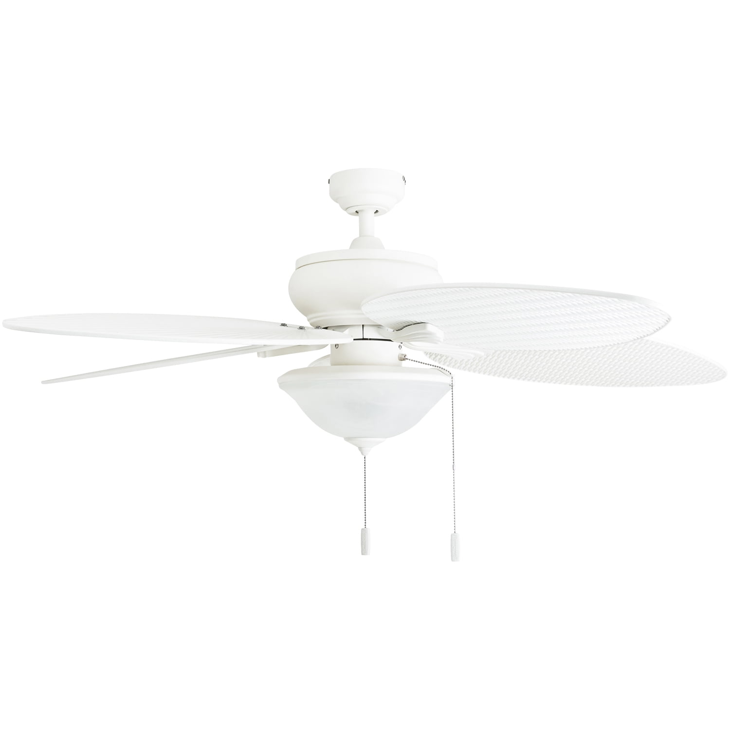 Prominence Home Celana 52" Tropical Indoor/Outdoor Ceiling Fan with 5 Blades, Bowl Light Kit, Pull Chains & Reverse Airflow