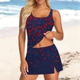 thumbnail image 5 of DailyTrove Women's 3-Piece Tankini Swimsuit with Supportive Padded Top and Flared Skirt, 5 of 5