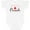 AA-White, variant on Inktastic Canada-heart and Maple Leaf Boys or Girls Baby Bodysuit