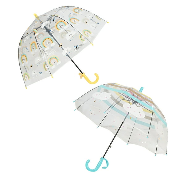 GASTROPOD 2Pcs Kids Umbrella,Compact and Convenient Toddler Umbrella,Cartoon Pattern Umbrella Small Umbrella,Style2