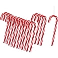 thumbnail image 2 of Colgante de decoración de bastón de caramelo de plástico de Navidad de 30 piezas-15 cm rojo y blanco a granel Ormromra HR-0007, 2 of 6