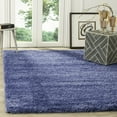 thumbnail image 2 of SAFAVIEH California Plush Solid Shag Area Rug, Periwinkle, 5'3" x 7'6", 2 of 12