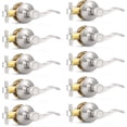thumbnail image 1 of Passage Door Lock Lever Handle for Hallway and Closet Keyless Satin Nickel Interior Door Locksets, 1 of 7