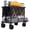 Black-2, variant on Gianna Small Folding Collapsible Wagon,220 LBS Utility Wagon Cart with Wheels, Adjustable Handle with Lightweight Design for Outdoor Beach Camping, Black