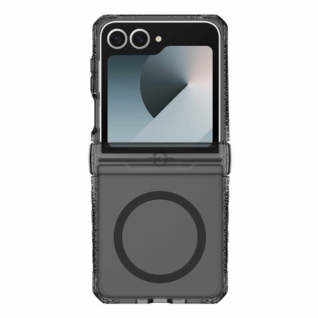 ITSKINS Étui Hybrid_R Hinge avec MagSafe Smoke/Transparent pour Samsung Galaxy Z Flip7