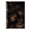 thumbnail image 3 of joogoo Spiral Journal Notebook Golden Leaves College Ruled Notebooks 8.3" x 5.7" 2 PCs, 3 of 8