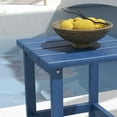 thumbnail image 6 of Resenkos Outdoor Side End Table, End Table, Outdoor Couch Table,Patio Side Table, 15" Square Outdoor End Table, HDPE Plastic Tea Table, Blue, 6 of 11