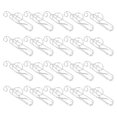 thumbnail image 2 of 20Pcs Note Musicale Paperclip Musique Liant Forme Créativité Modélisation Métal Artisanat Fournituresargent, 2 of 8