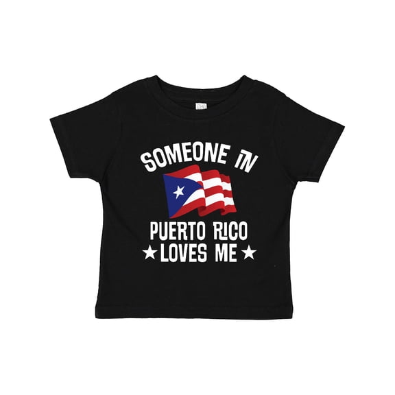 Inktastic Someone in Puerto Rico Loves Me Boys or Girls Toddler T-Shirt