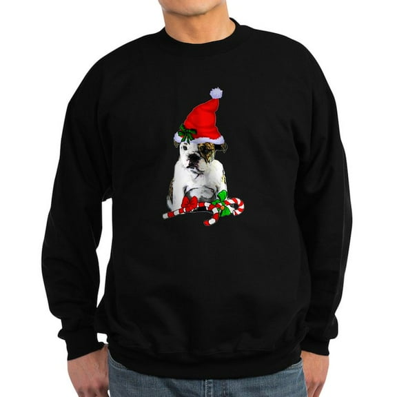 CafePress - English Bulldog Christmas Sweatshirt - Classic Crew Neck Sweatshirt