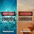 thumbnail image 6 of (2 Pack) Corrosive OSHA Danger Sign 18 Inch X 12 Inch Plastic Sign, Weather Resistant, UV Protected for Workplace, Business, and Construction Site, Made in the USA, 6 of 8