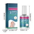 thumbnail image 3 of Nail Care Solution 3 Days Nail Care With Keratin Amino Aloe For Superior Nail Strengthening And Hydration For Dry Weak Fragile Nails 16ml, 3 of 7