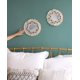 thumbnail image 3 of Espejo de pared colgante con borde de macramé Juego de 2 pequeños espejos antiguos bohemios redondos decorativos para sala de estar plana Dormitorio Guardería de bebé Hermosa idea de regalo, 3 of 4