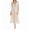 Champagne, variant on Women's Amanda Rich 105-SH Lace Cap Ankle Length Gown (Champagne M)