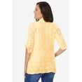thumbnail image 3 of Woman Within Plus Size Open Front Pointelle Cardigan Sweater, 3 of 6