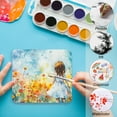 thumbnail image 5 of Uxcell 100 Sheets Cotton Watercolor Paper 300 GSM Paint Paper Round Corner 4x6 Inch, 5 of 7