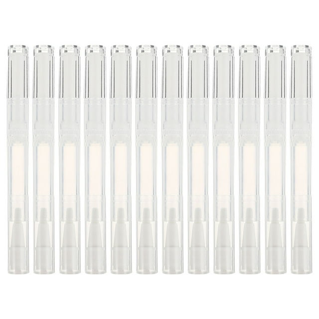 15pcs Transparent Pens Empty Nail Oil Pen Cosmetic Container Applicators Eyelash Growth Liquid Tube