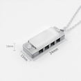 thumbnail image 4 of 2X Mini Harmonica Necklace 4 Hole 8 Tone Harmonica Portable Musical Instrument for Children and Beginners,2 x harmonica,Silver, 4 of 6