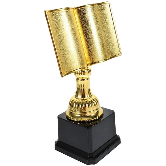 Homoyoyo Plastic Reading Trophy with Elegant Golden Finish for Competition Prize and Award Recognition