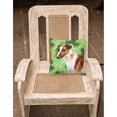 thumbnail image 2 of Carolines Treasures BB9821PW1818 Smooth Fox Terrier St Patricks Fabric Decorative Pillow  18H x18W multicolor, 2 of 2
