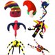 thumbnail image 3 of Gorro de payaso de circo con lunares para niños y adultos, gorro de elfo para fiesta, mascarada, Carnaval, regalo de cumpleaños, disfraz de Halloween, 3 of 4