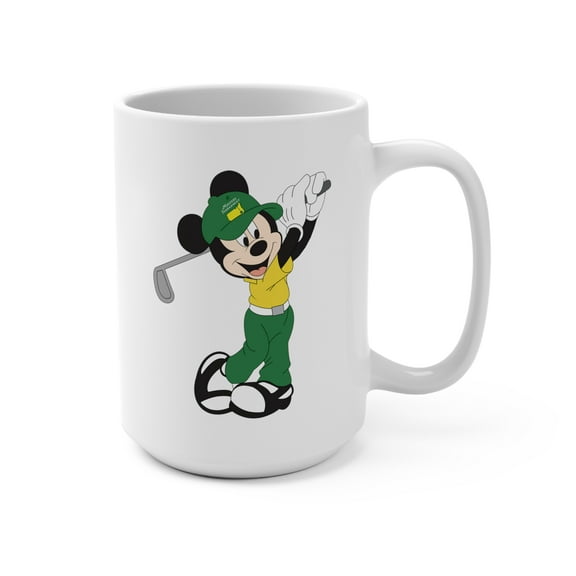 Masters Golf Mug Gift 15oz Large Ceramic Coffee Cup for Golf Lover