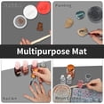 thumbnail image 5 of QZS Nonstick Table Mat,15.8x23.6x0.06In Multipurpose Heat Resistant Silicone Mat,Non-Slip Waterproof Kitchen Pad for Home,Kitchen(2pcs,Gray), 5 of 6