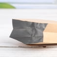 thumbnail image 4 of 100 bolsas de papel kraft con fuelle lateral, selladas con papel de aluminio, para envasar alimentos, para té y frutos secos (12 x 5,5 x 2,5), 4 of 7