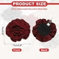 thumbnail image 2 of Decorative Shoe Clips, Removable Bow Clip Flower Rhinestone Charms for Women Dress High Heels Accessories, 2 of 5