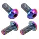 thumbnail image 5 of unbranded 4Ud Tornillos Multicolor Para Jaula Botella Aleación Titanio Para Uso Universal, 5 of 7