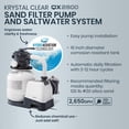 thumbnail image 6 of INTEX UltraLuxe 20ft x 52in Above Ground Pool, Sand Pump, & Saltwater System, 6 of 7