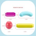 thumbnail image 2 of Juego de varillas de bolas magnéticas 3D Montessori multipropósito suave para regalos de vacaciones para niños JShteea libre de BPA, 2 of 9