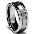 thumbnail image 5 of Metal Masters 8mm High-Polish Matte Finish Mens Tungsten Ring Wedding Band, 5 of 8