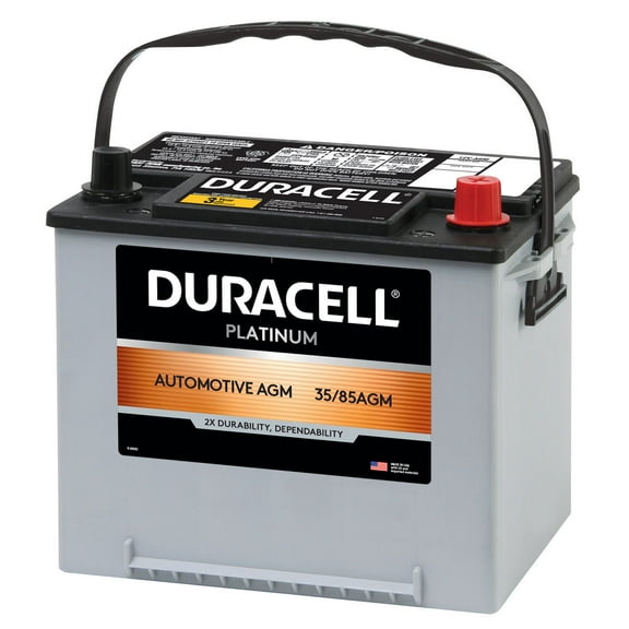 Duracell AGM Automotive Battery, Group Size 35/85