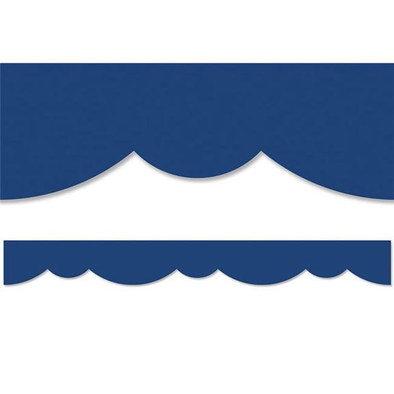 Blue Stylish Scallops EZ Border by Creative Teaching Press