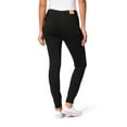 thumbnail image 3 of Levi Strauss Signature Women's and Women's Plus Mid Rise Skinny Jeans, Inseams: Short, Regular, Long; Sizes 2-28, 3 of 7