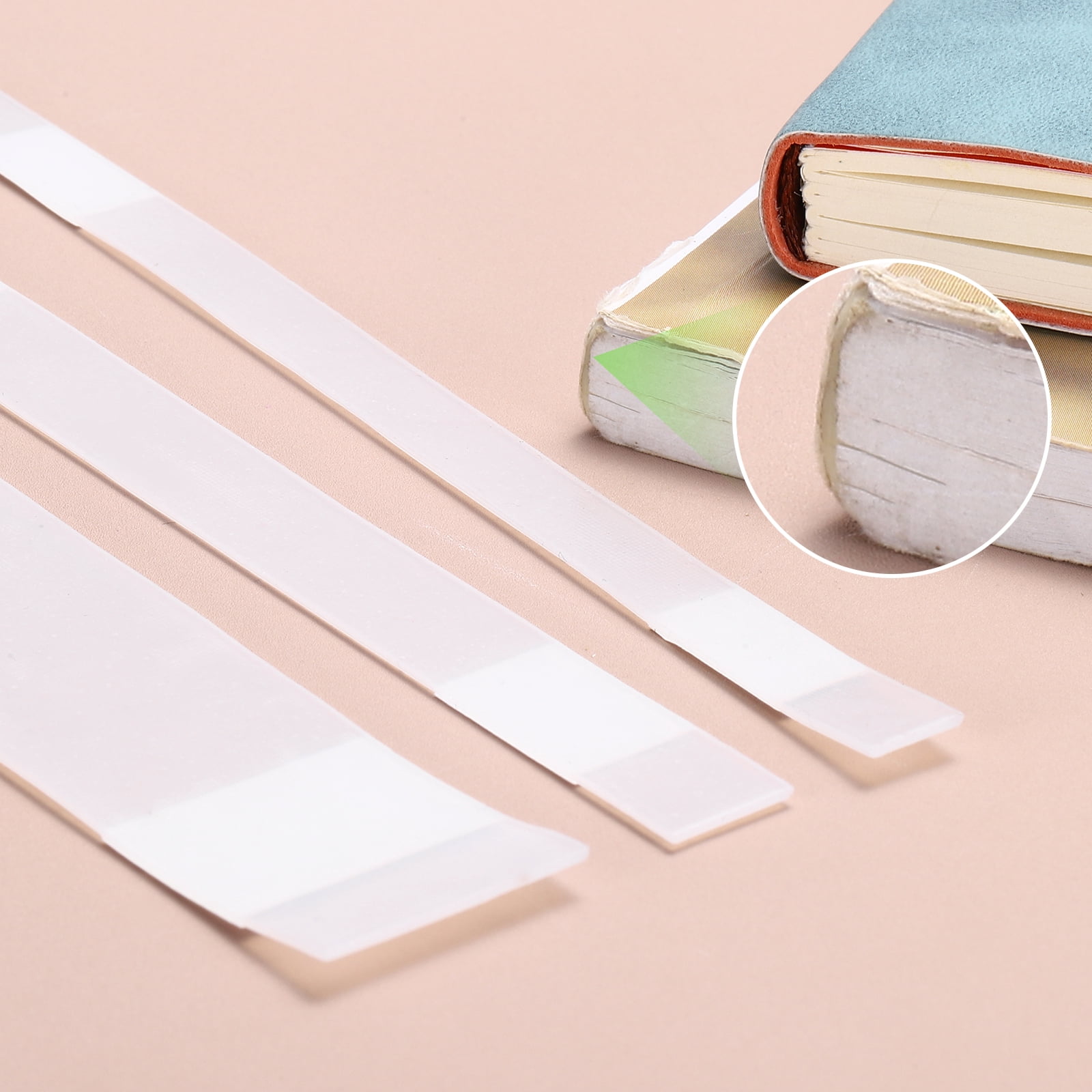50Pcs Book Binding Hot Melt Adhesive Glue Strip, 11.2 Inch 25mm Hot Melt Resin Strips for Book Repair Glue Binding Albums Pictures Files