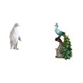 thumbnail image 1 of Escultura De Pingüino Y Pavo Real, Figura Coleccionable, Artesanía, Adorno Decorativo, Estatua De Resina, Colección, Elegante, Para Mesa, Dormitorio, Oficina, Sala De Estar, Estantería,, 1 of 8