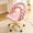 Pink, variant on Pawverly Modern Tufted Accent Chair with Wheels, Adjustable Velvet Task Chair for Home Office Salon Bedroom Study Corner, Gold Casters Beige