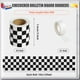 thumbnail image 2 of Bordes de tablón de anuncios FOBSME a cuadros negros y blancos x3, 2 of 7