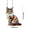 thumbnail image 3 of sruoe Suncatchers Windows Hanging, Indoor Outdoor Sun Catchers Ornaments, Cats Sunlight Catcher, Colorful Acrylic Window Hanging Decoration for Garden Wall Hang Decor, 3 of 5