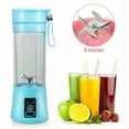 thumbnail image 2 of Portable Juicer Cup, Mini Blender with Six Blades, Personal Sizes Juice Blenders Shake for Smoothies, Juice and Shakes, Mini Smoothie Jucier Blender Cups for Home, Travel, Office, 2 of 8