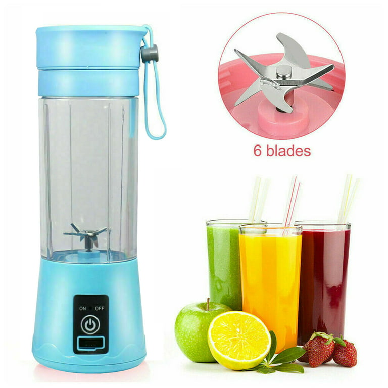 1pc White 600ml Portable Blender For Shakes And Smoothies