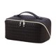 thumbnail image 1 of Bolsas de maquillaje de cuero PU con bolsa de cosméticos con cremallera para regalos navideños (negro) Ehuebsd Cuidado Belleza, 1 of 9