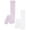 White/Lilac, variant on Trimfit Girls 2-Pk. Glitter Heart & Solid Tights, White/Pink, 8-10