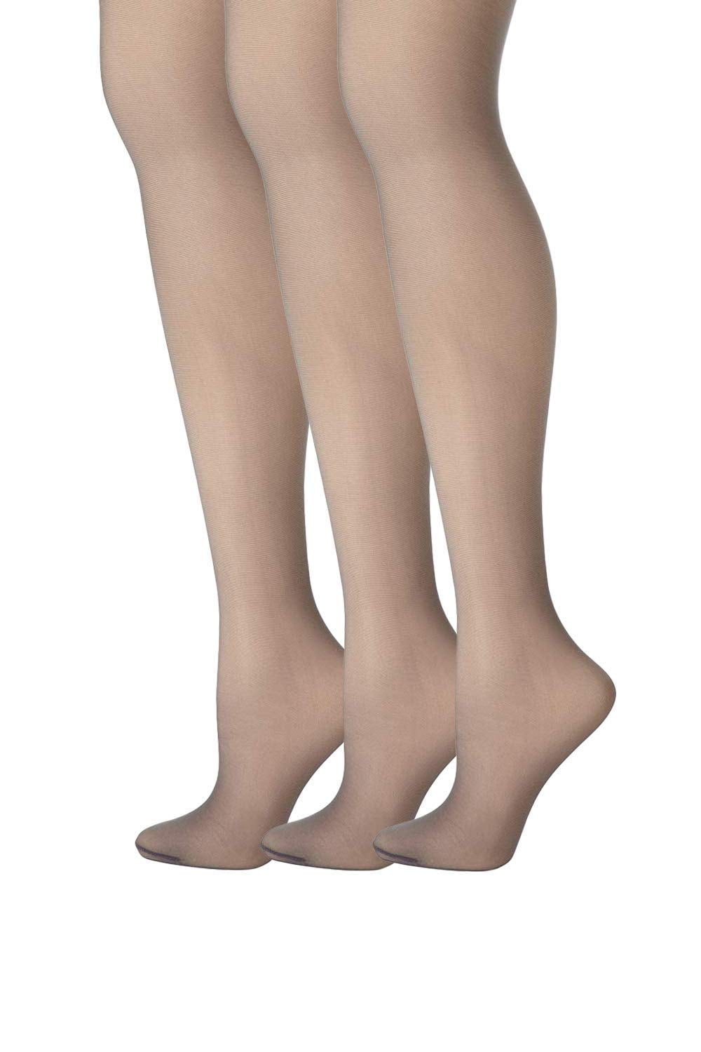 NY Lingerie Multi Packs Silk Reflections Control Top Sandalfoot