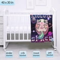 thumbnail image 4 of Yibo Strawberry Milk Blanket Flannel Soft and Comfortable Anti-static Bed Sofa Blanket, 4 of 7